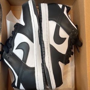Boys size 13 C B&W Nike Dunk lows